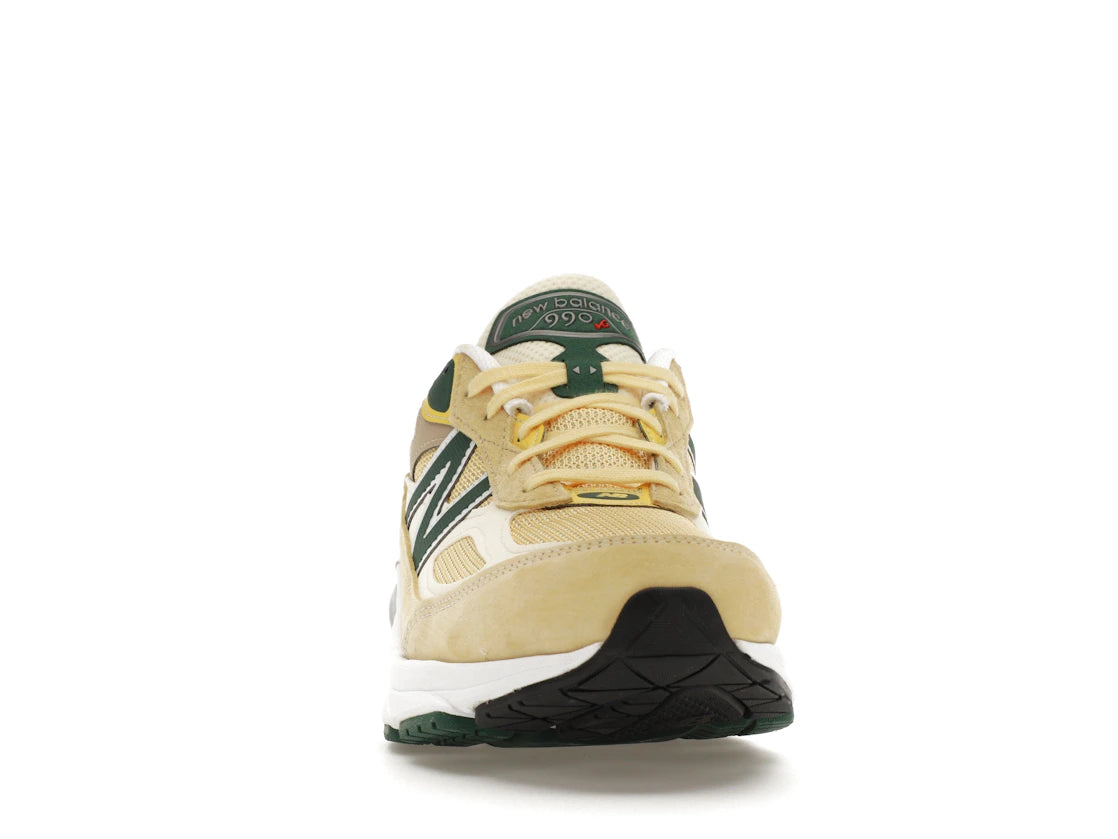 New Balance 990v6 MiUSA Sulphur Green - vue secondaire A