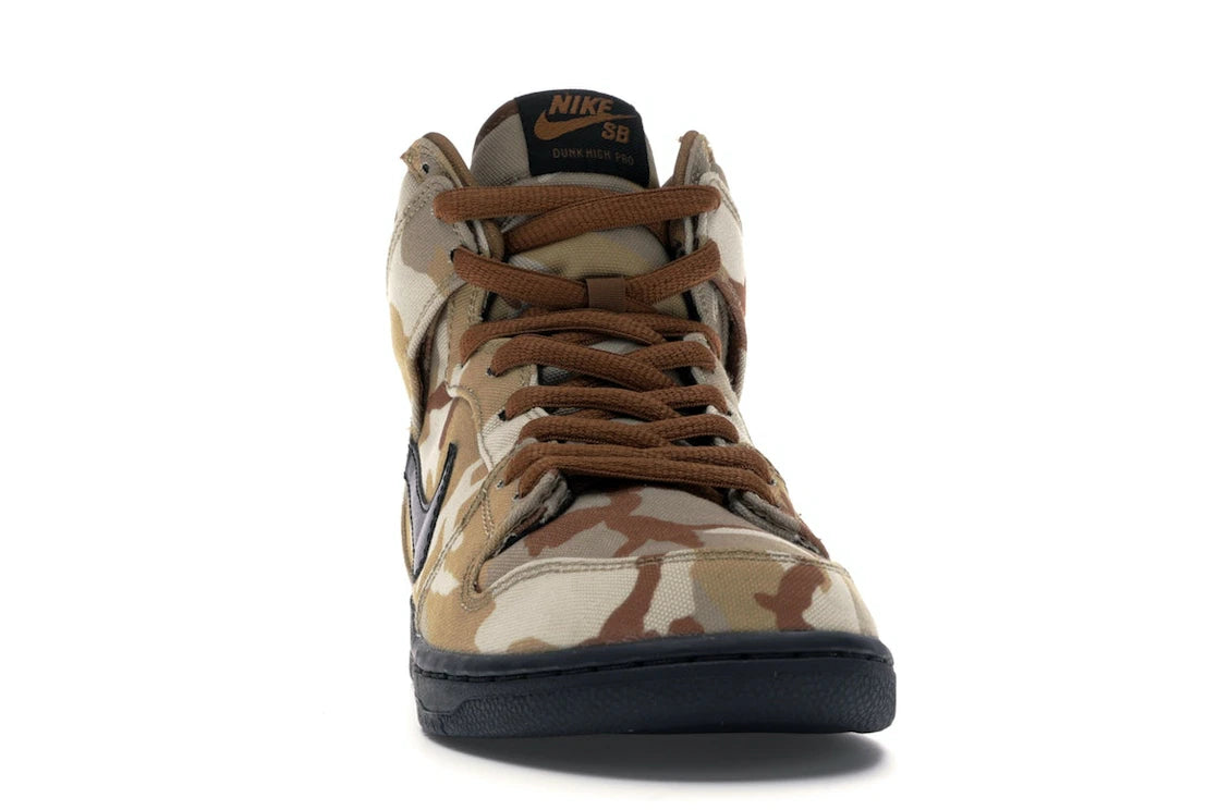 Nike SB Dunk High Pro Desert Camo - vue secondaire A