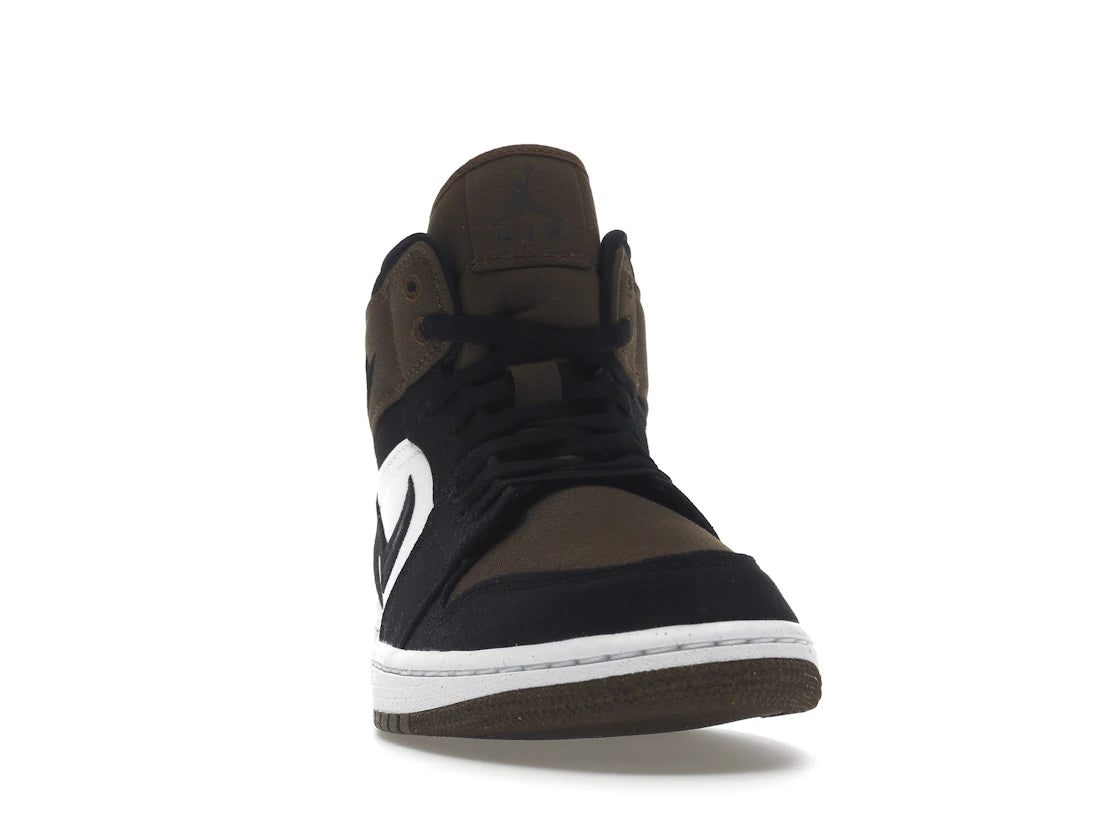 Jordan 1 Mid Olive Toe (Women's) - vue secondaire A