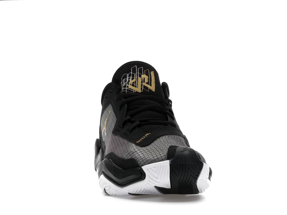 Jordan One Take 4 Schwarz Weiß Metallic Gold - vue secondaire A