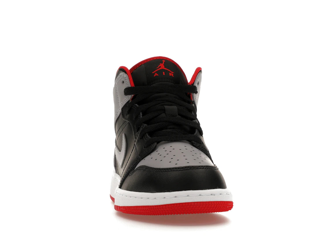Jordan 1 Mid Bred Shadow (GS) - vue secondaire A