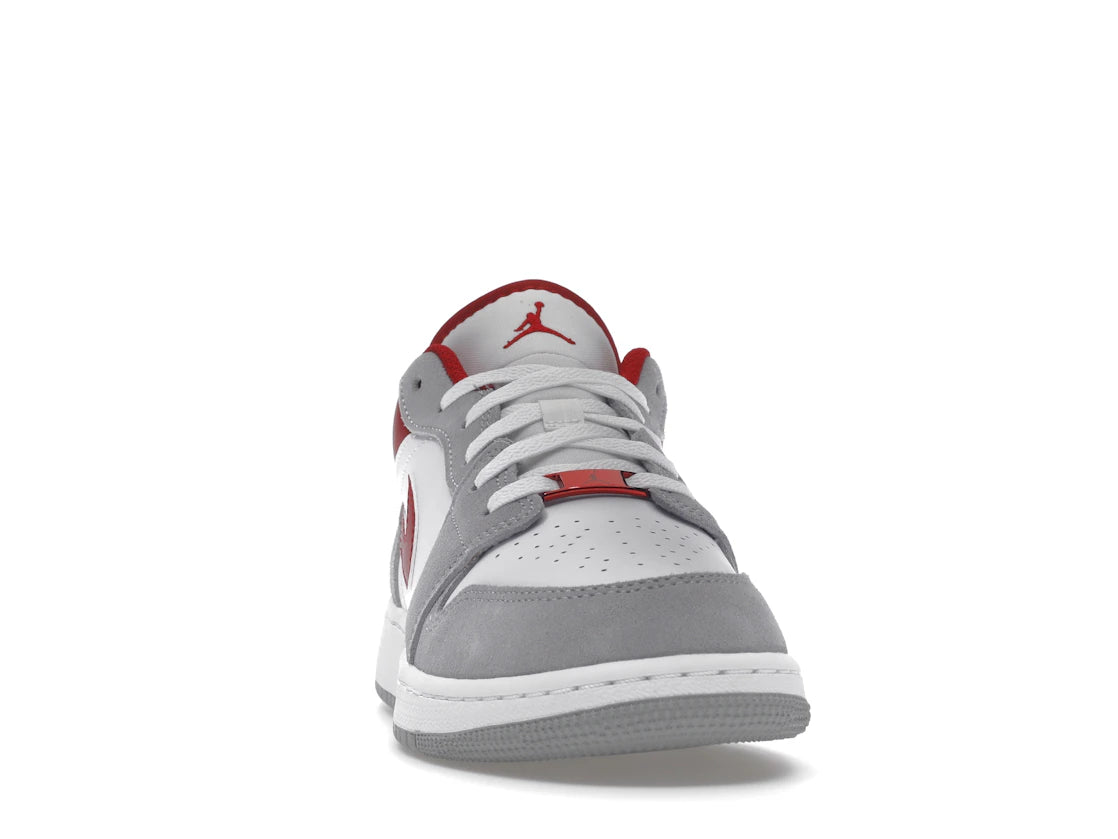 Jordan 1 Low SE Smoke Gray Gym Red (GS) - vue secondaire A