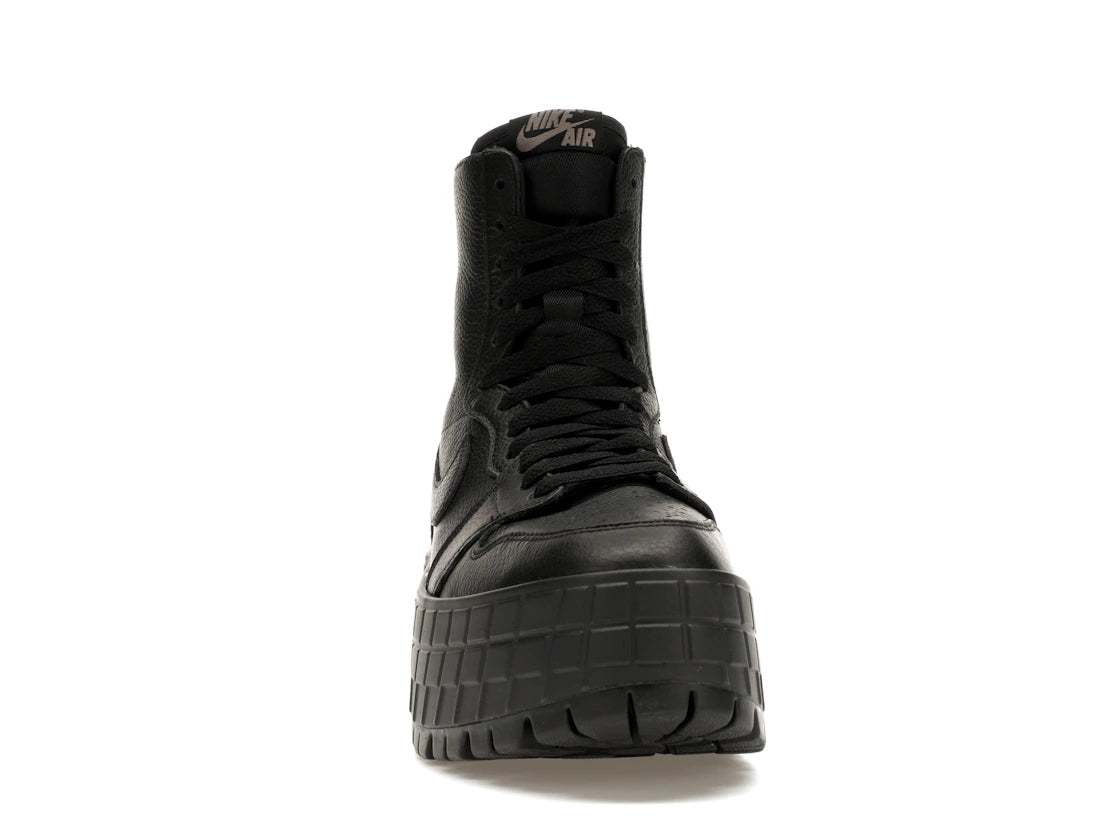 Jordan 1 High Brooklyn Black (Women's) - vue secondaire A
