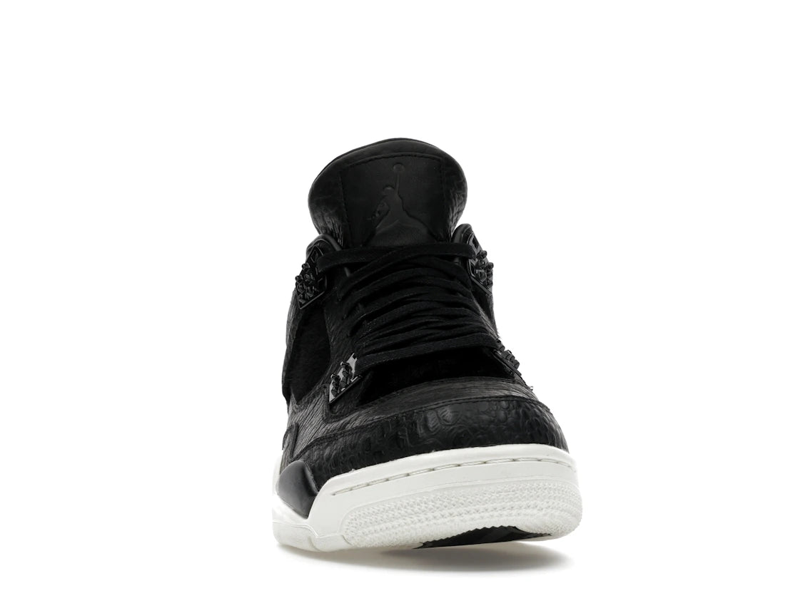 Jordan 4 Retro Pony Hair Schwarz - vue secondaire A