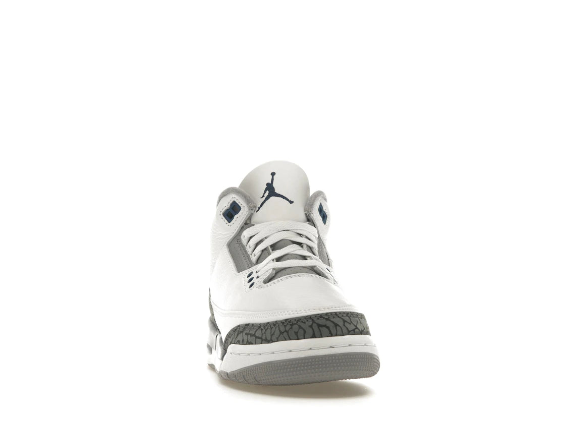 Jordan 3 Retro Midnight Navy (GS) - vue secondaire A