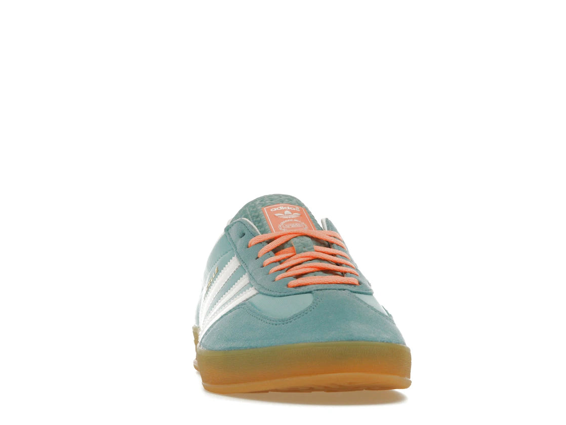 adidas Gazelle Indoor, gebraucht, blau-weiß, Gummi - vue secondaire A