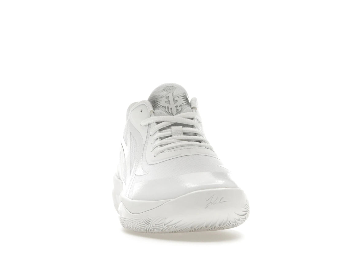 Puma LaMelo Ball MB.02 Lo White Silver - vue secondaire A