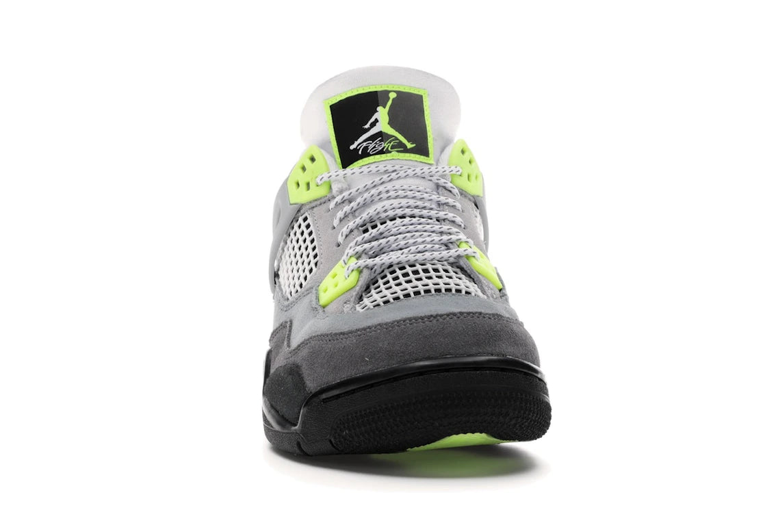 Jordan 4 Retro SE 95 Neon (GS) - vue secondaire A