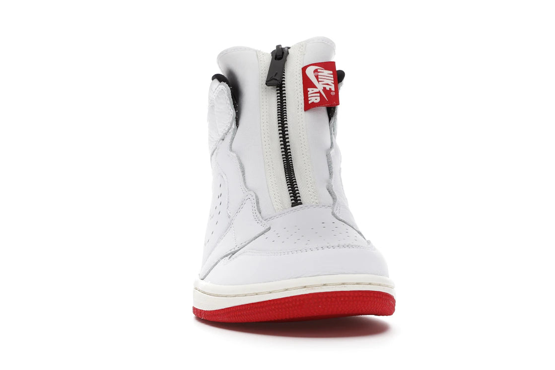 Jordan 1 Retro High Zip White University Red - vue secondaire A