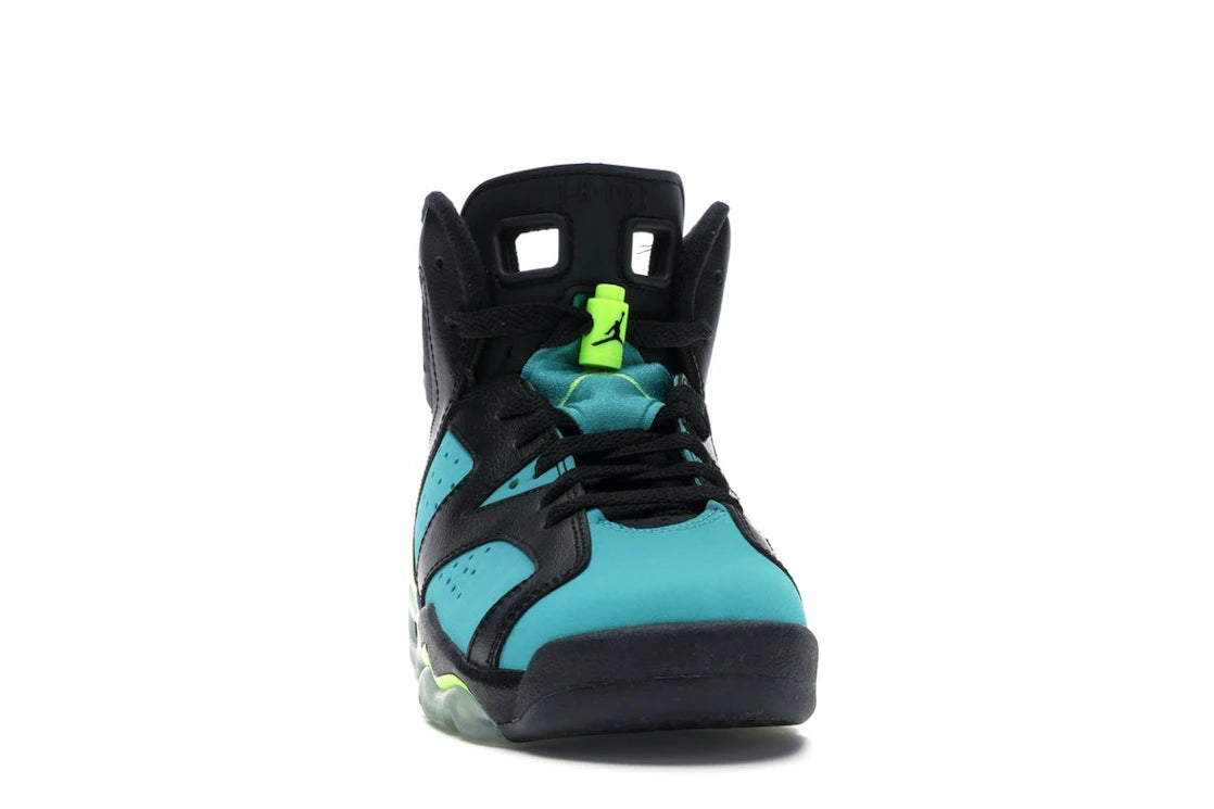Jordan 6 Retro Turbo Green (GS) - vue secondaire A