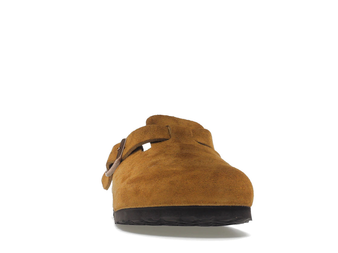 Birkenstock Boston Soft Footbed Suede Mink - vue secondaire A