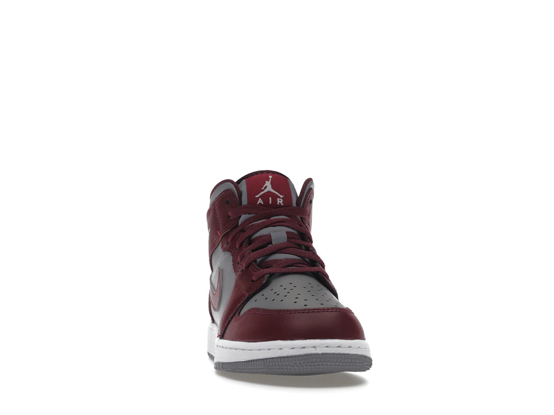 Jordan 1 Mid Cherrywood Red (GS) - vue secondaire A