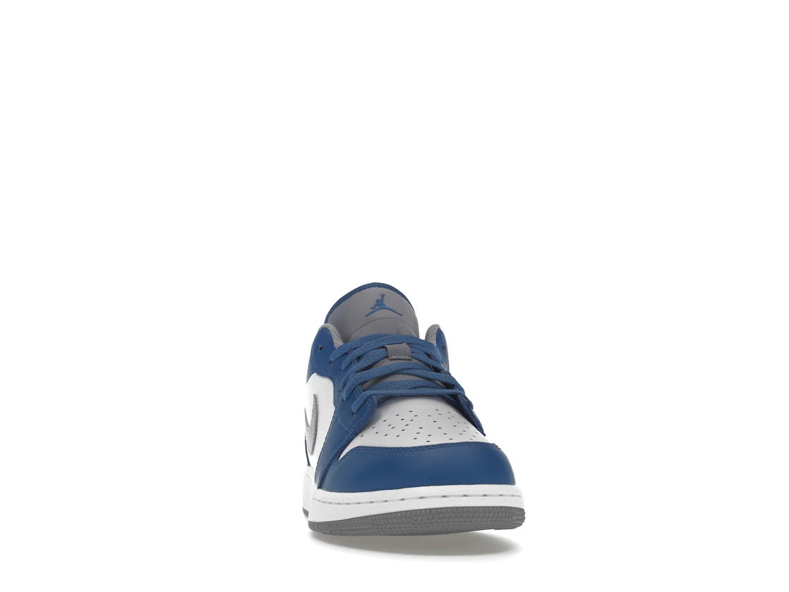 Jordan 1 Low True Blue (GS) - vue secondaire A