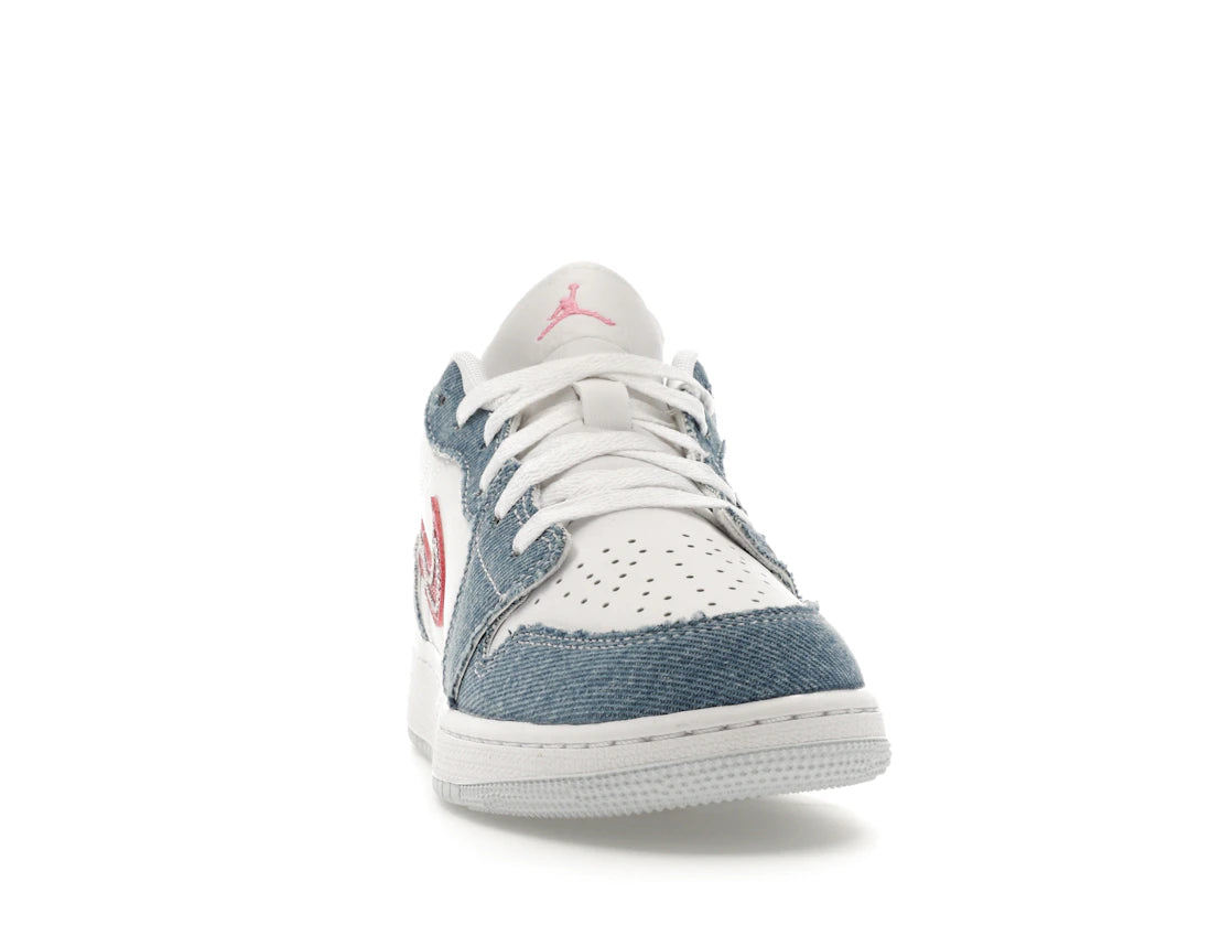 Jordan 1 Low SE Denim Sequin (GS) - vue secondaire A