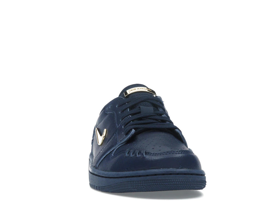 Jordan 1 Low Method of Make Midnight Navy Metallic Gold (Women's) - vue secondaire A