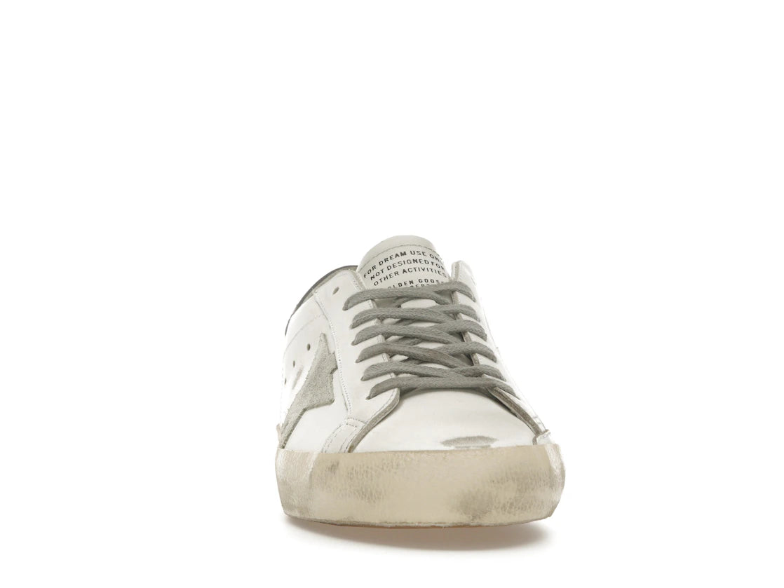 Golden Goose Super-Star Weiß Grau - vue secondaire A