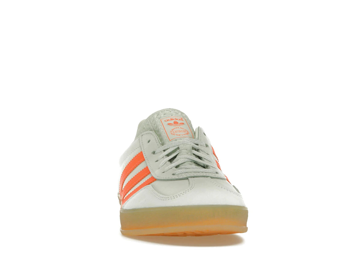 adidas Gazelle Indoor Linen Green Solar Orange (Women's) - vue secondaire A