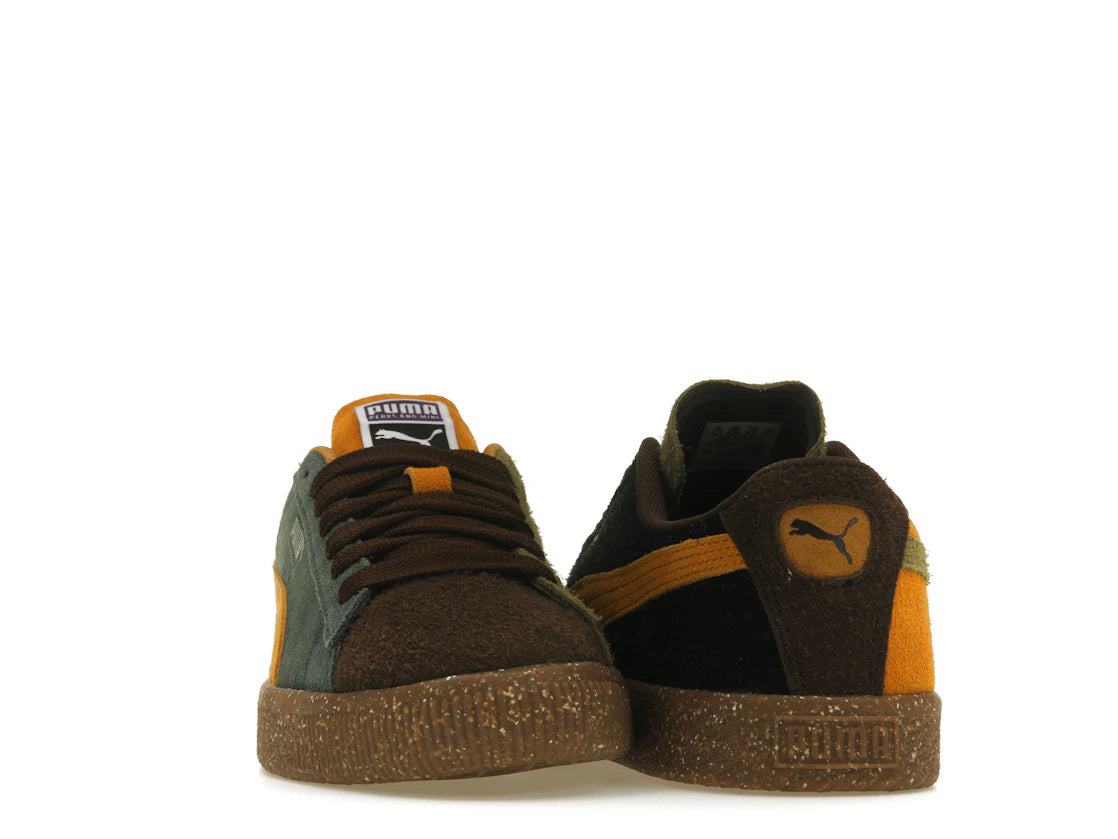 Puma Suede Vintage Perks and Mini Brown - vue secondaire A