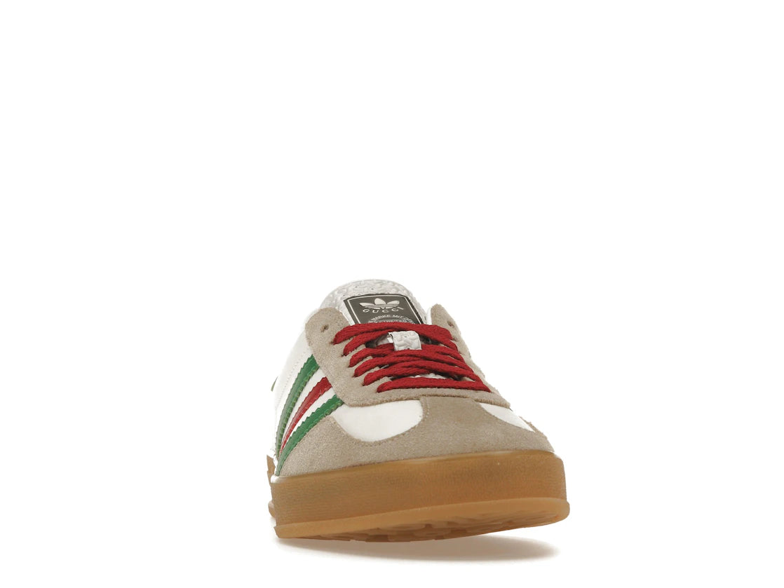adidas x Gucci Gazelle Weiß Grün Rot - vue secondaire A