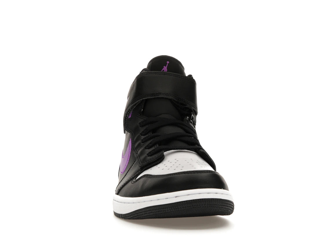 Jordan 1 High FlyEase Black Bright Violet - vue secondaire A