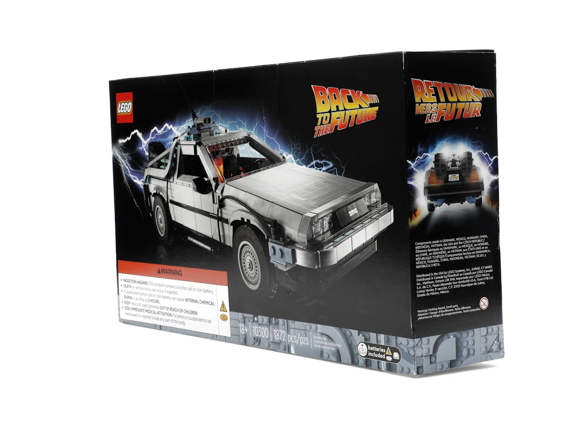LEGO Back to the Future Delorean Time Machine Set 10300 - vue secondaire A