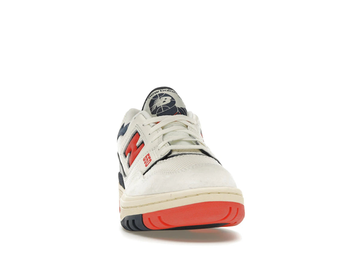 New Balance 550 Sea Salt Pack Blast Red