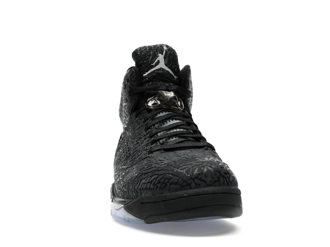 Jordan 5 Retro 3Lab5 Schwarz Silber - vue secondaire A