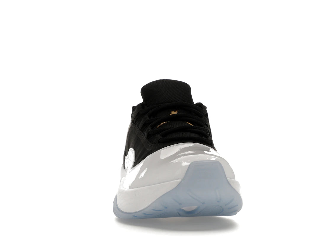 Jordan 11 CMFT Low Schwarz Weiß Gold - vue secondaire A