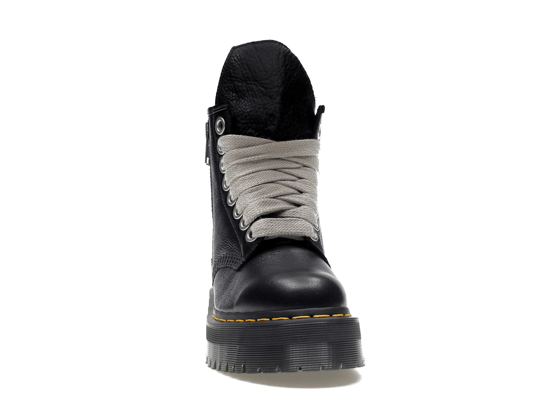 Dr. Martens 1460 Quad Leder-Plateau-Stiefel von Rick Owens - vue secondaire A