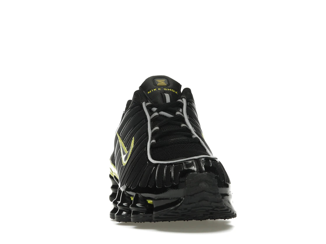 Nike Shox TL Black Dynamic Yellow Metallic Silver - vue secondaire A