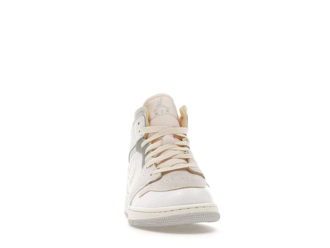 Jordan 1 Mid SE Craft Inside Out White Grey (GS) - vue secondaire A