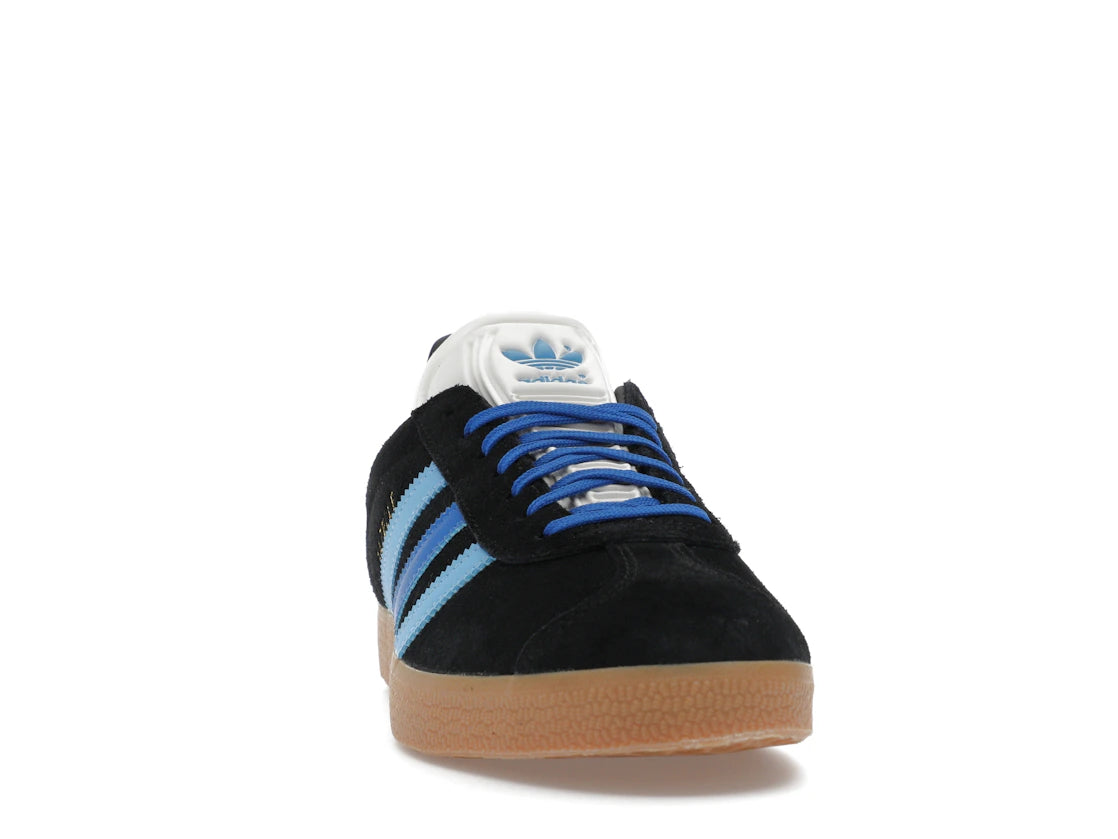 adidas Gazelle Schwarz Hellblau (Damen) - vue secondaire A