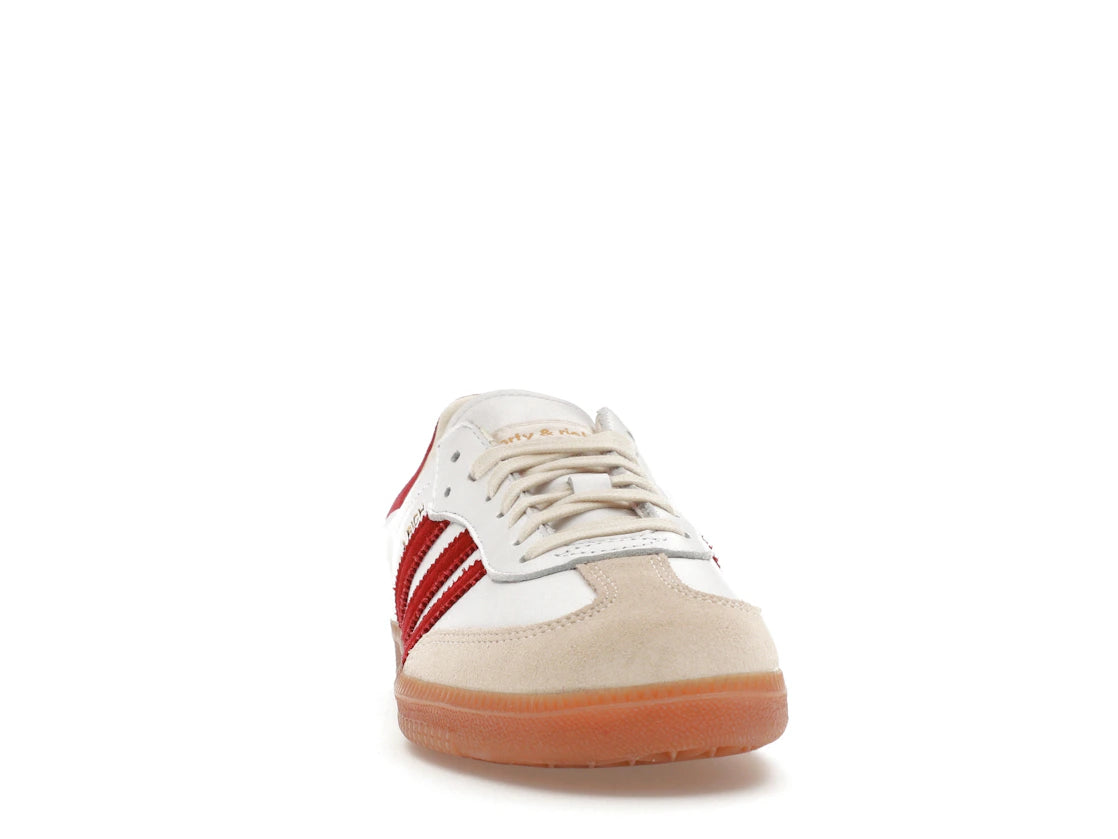 adidas Samba Sporty &amp; Rich White Collegiate Burgundy - vue secondaire A
