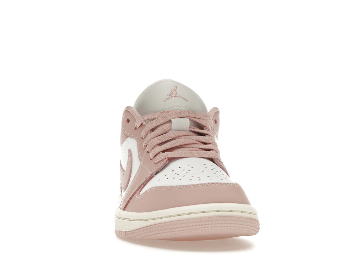 Jordan 1 Low Pink Oxford (Women's) - vue secondaire A