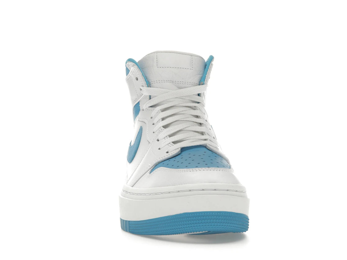 Jordan 1 Elevate High White Dark Powder Blue (Women's) - vue secondaire A