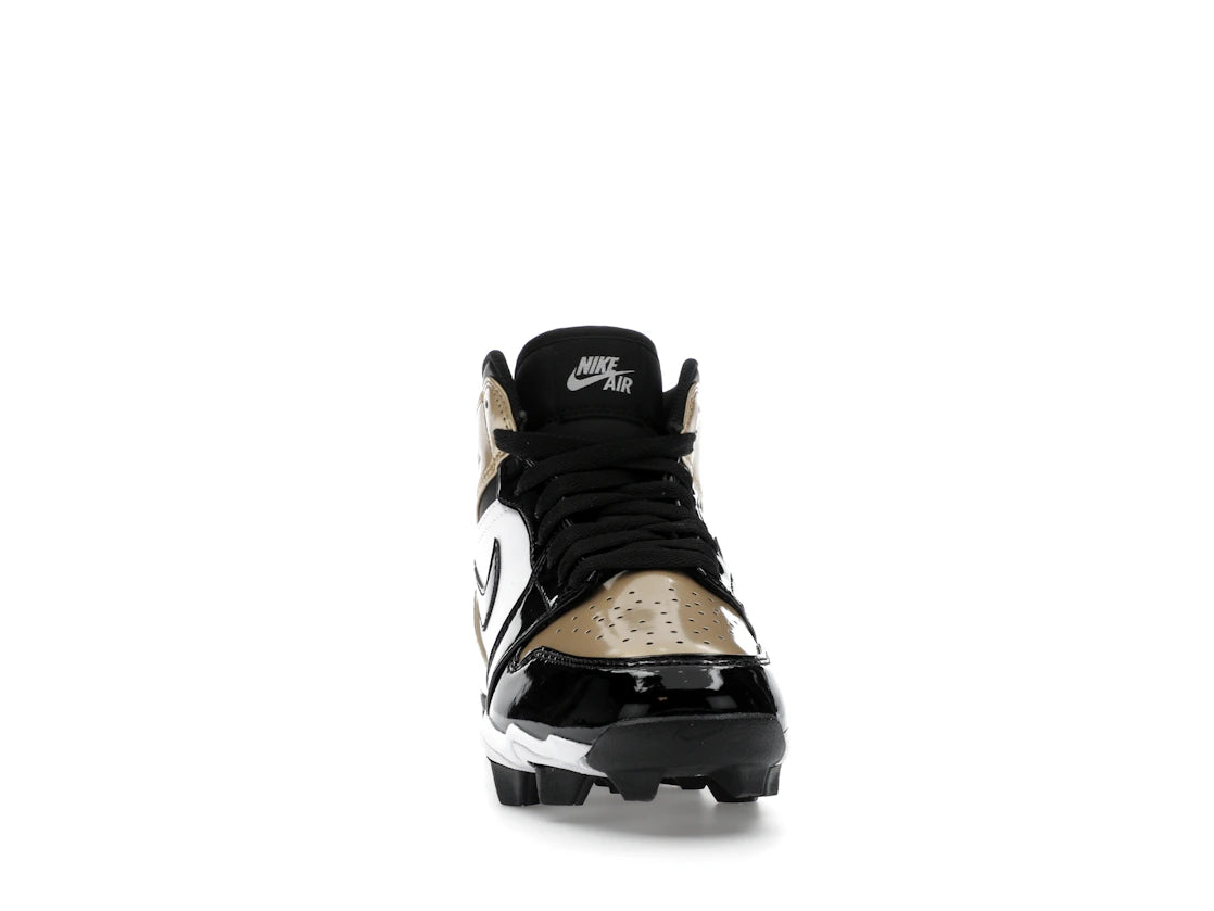Jordan 1 Mid Cleat Patent Gold Toe (GS) - vue secondaire A