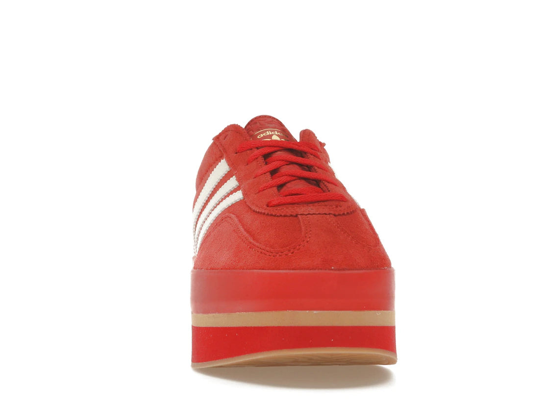 adidas Gazelle Stack Rot Creme Weiß (Damen) - vue secondaire A