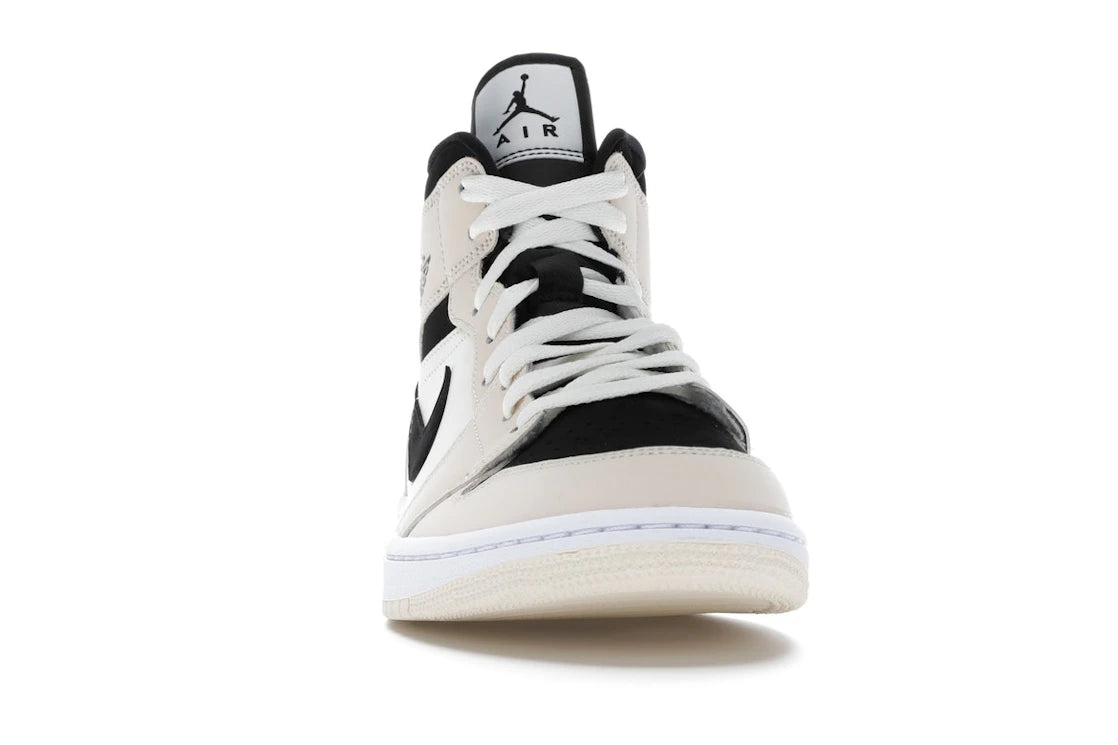 Jordan 1 Mid Barely Orange (Damen) - vue secondaire A