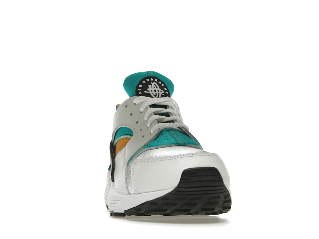 Nike Air Huarache Weiß Blau Smaragdgrün Harz - vue secondaire A