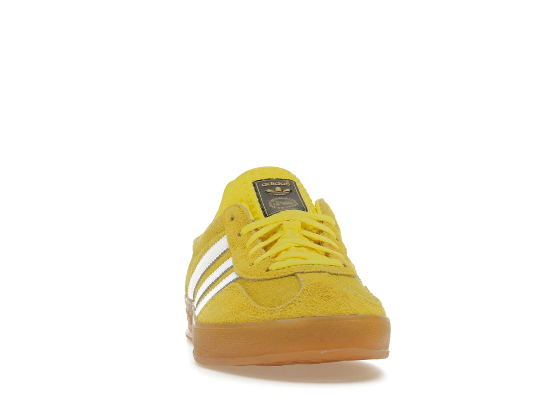 adidas Gazelle Indoor Bright Yellow Collegiate Burgundy (Damen) - vue secondaire A