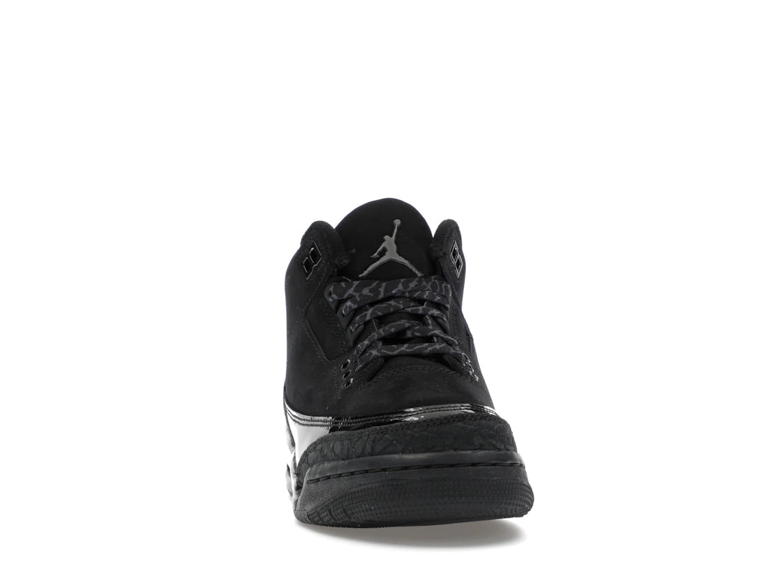 Jordan 3 Retro Black Cat (2025) (GS) - vue secondaire A