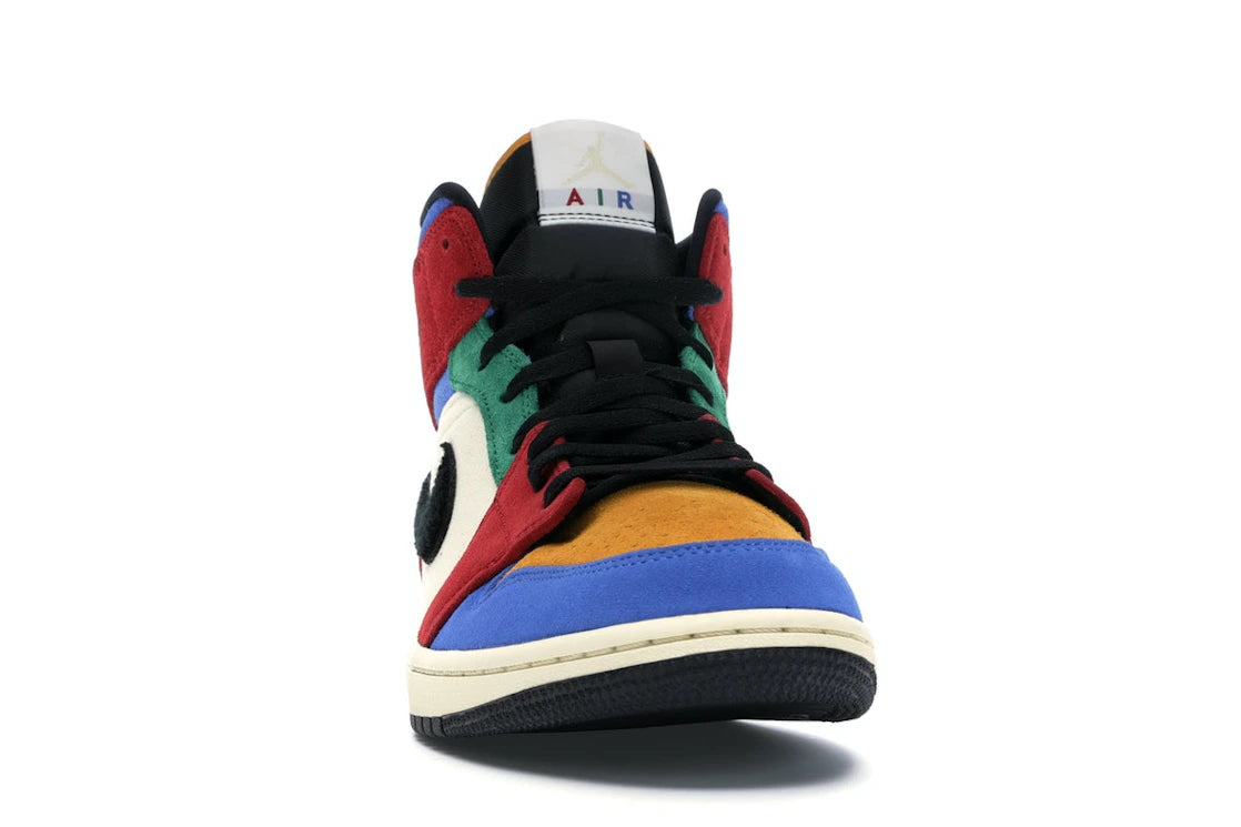 Jordan 1 Mid SE Fearless Blue the Great - vue secondaire A