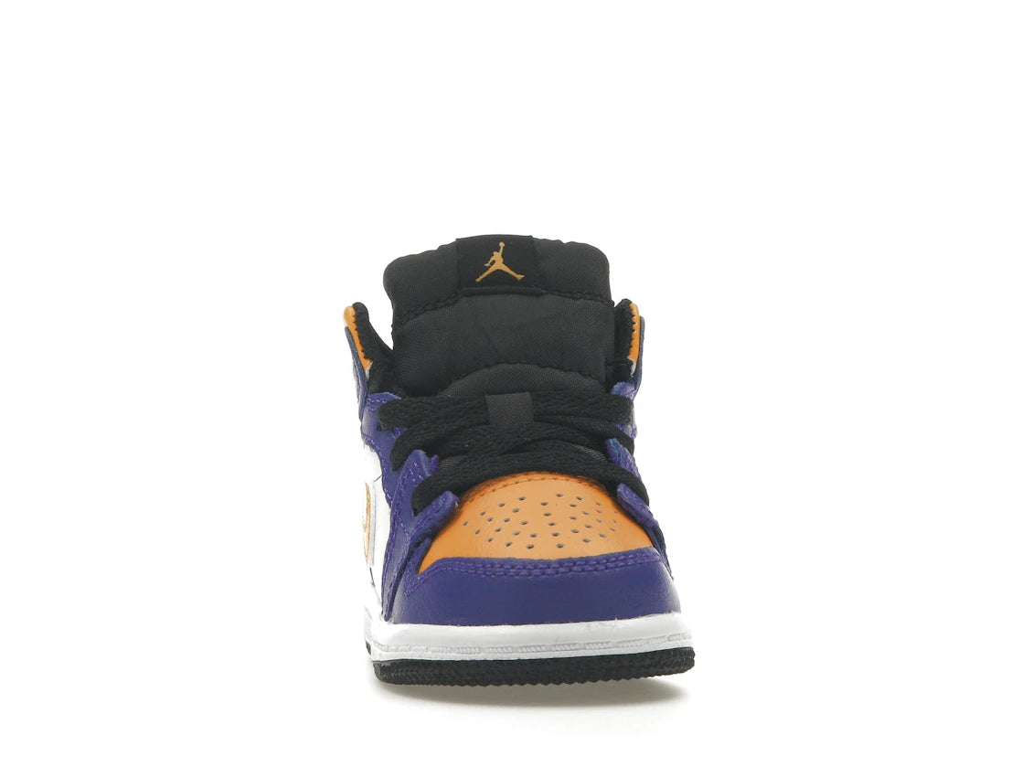 Jordan 1 Mid Lakers (2022) (TD) - vue secondaire A