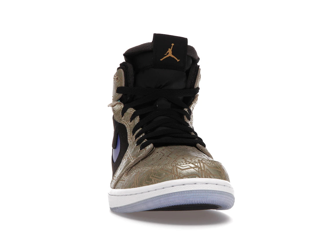 Jordan 1 High Zoom Air CMFT Gold Laser - vue secondaire A