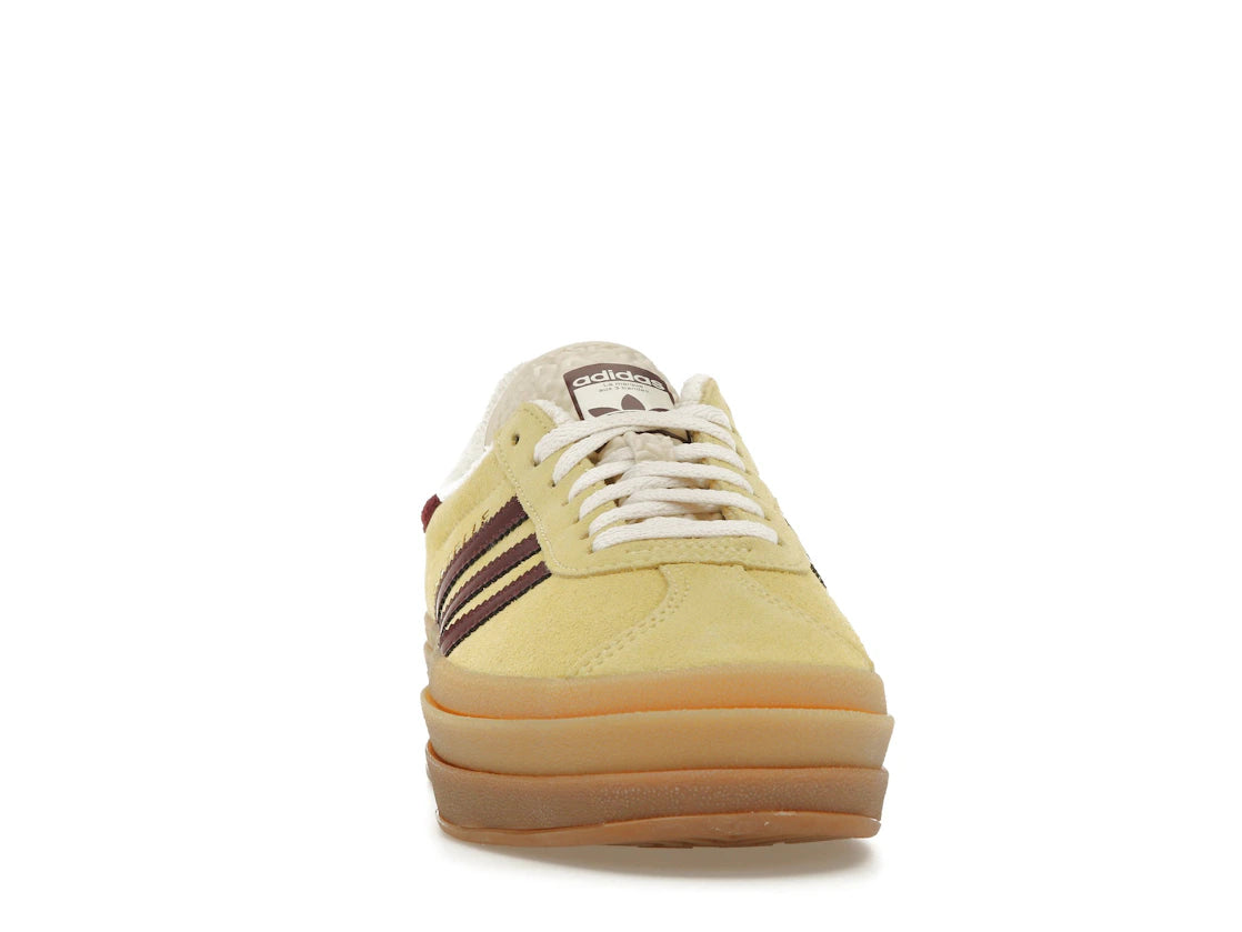 adidas Gazelle Bold Almost Yellow Maroon (Damen) - vue secondaire A
