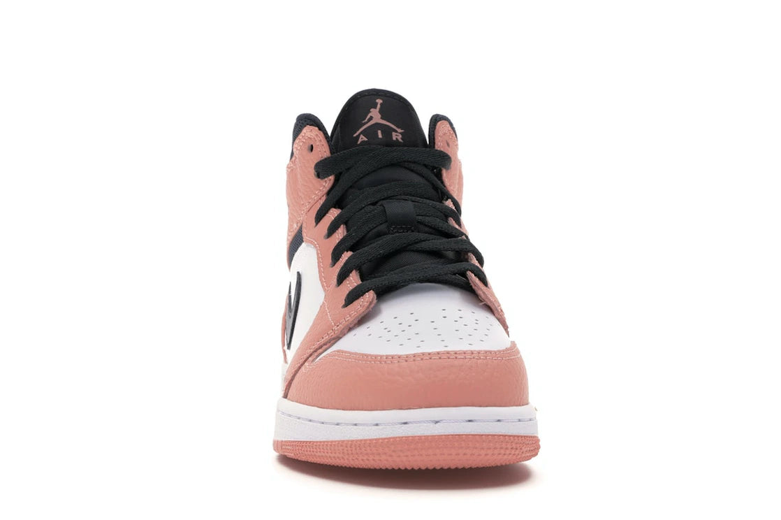 Jordan 1 Mid Pink Quartz (GS) - vue secondaire A