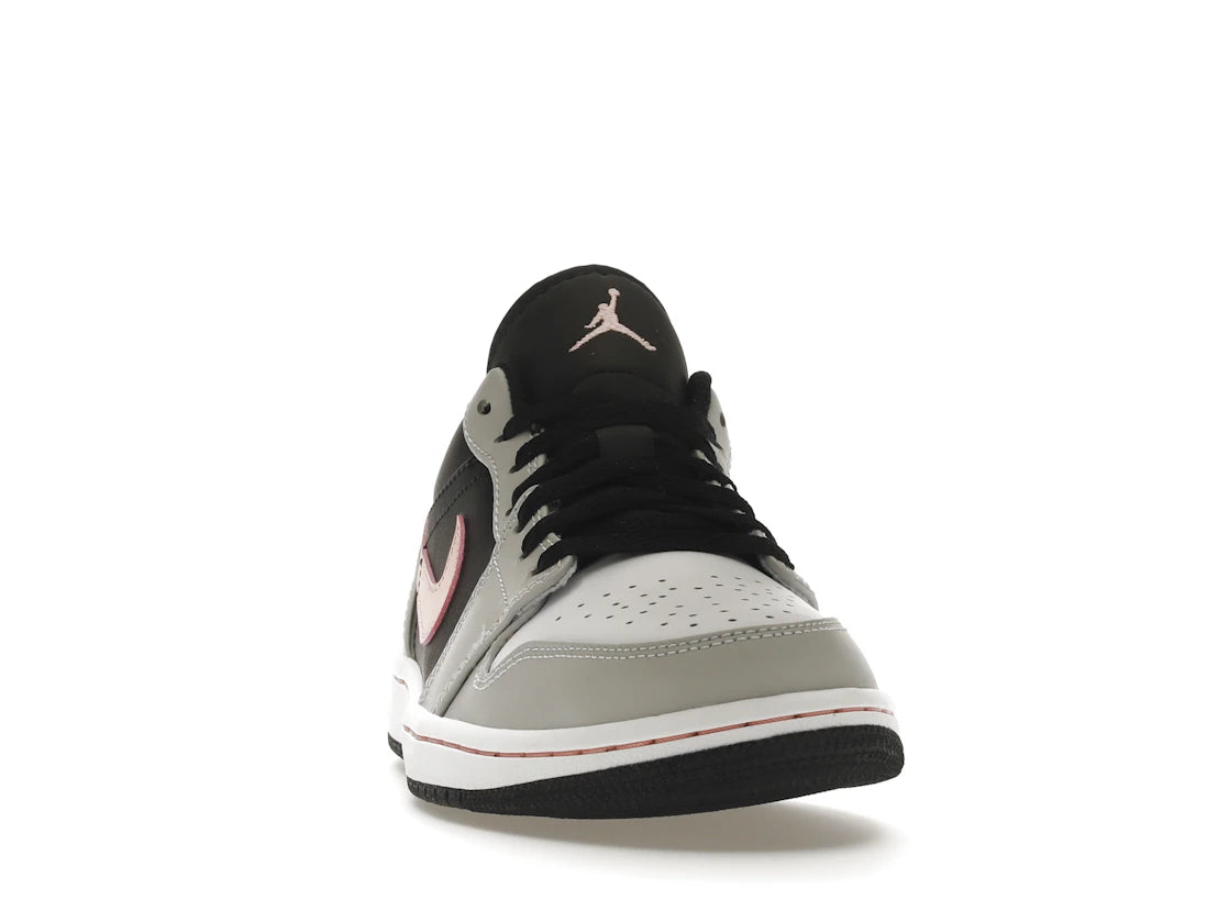 Jordan 1 Low Schwarz Grau Rosa - vue secondaire A