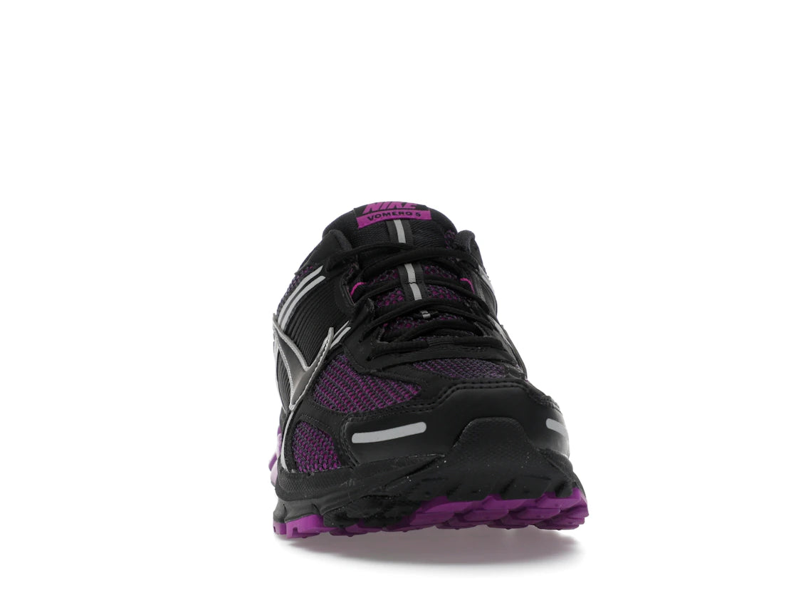 Nike Zoom Vomero 5 Black Vivid Purple - vue secondaire A