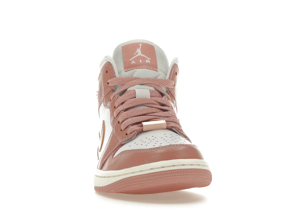 Jordan 1 Mid SE Red Stardust (Women's) - vue secondaire A