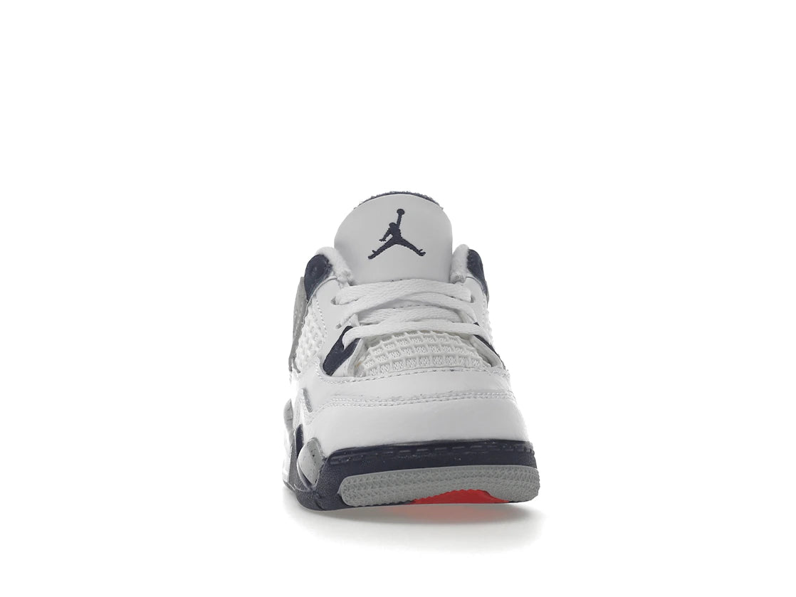 Jordan 4 Retro Midnight Navy (TD) - vue secondaire A
